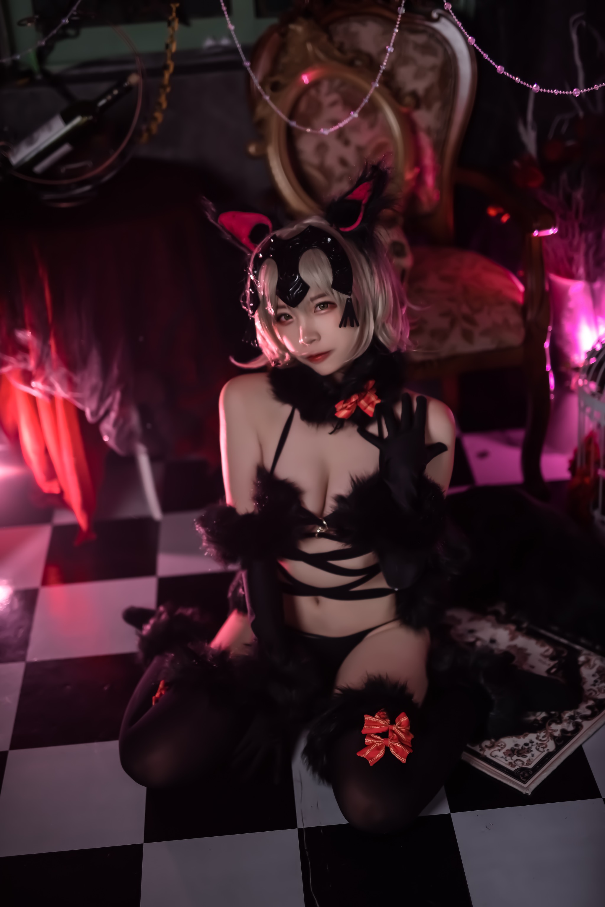 图片[1]-二佐Nisa – NO.008 二佐 Fate黑贞万圣节 [20P]-XikXak